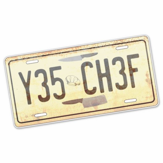 JA KOK Koel Verweerd Tekst Citaat Sticker (Voorkant)