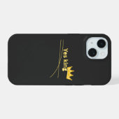 Ja Koning Kroon Grappige Meme iPhone 15 Case (Achterkant horizontaal)