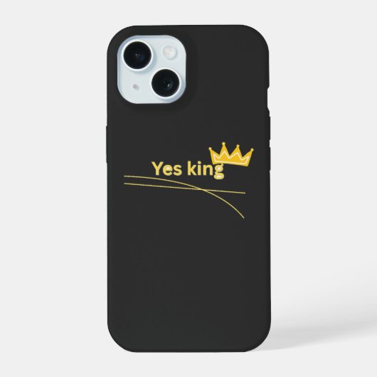 Ja Koning Kroon Grappige Meme iPhone 15 Case (Achterkant)