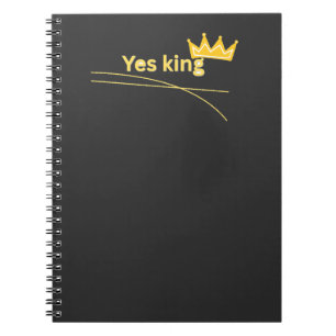 Ja Koning Kroon Grappige Meme Notitieboek