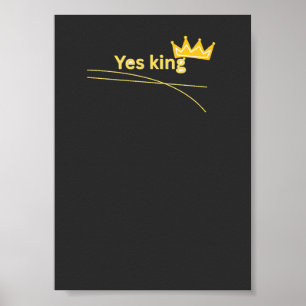 Ja Koning Kroon Grappige Meme Poster