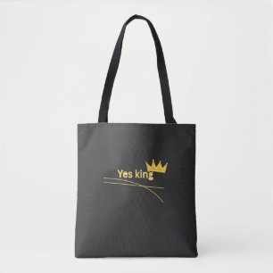 Ja Koning Kroon Grappige Meme Tote Bag