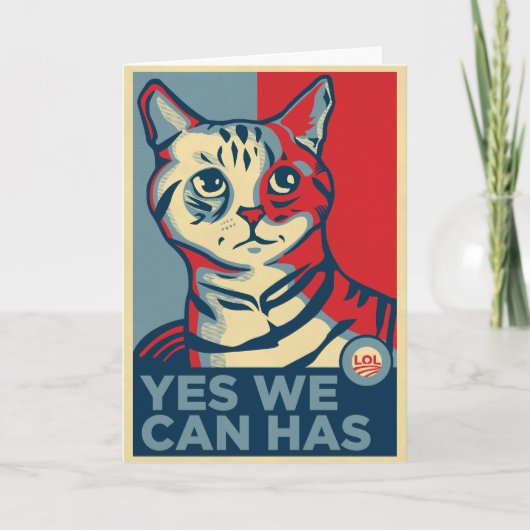 Ja kunnen wij hebben feestdagen kaart (Voorkant)