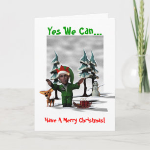Ja kunnen wij…, Vrolijke Kerstmis hebben! Feestdagen Kaart