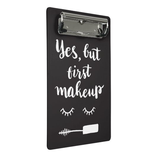 Ja, maar eerst Makeup Mini Klembord (Schuin)