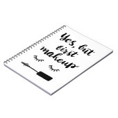 Ja, maar eerst Makeup Notitieboek (Linkerzijde)