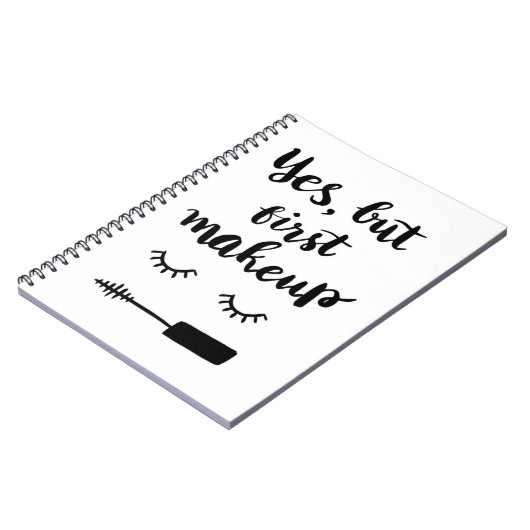 Ja, maar eerst Makeup Notitieboek (Linkerzijde)