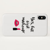 Ja, maar eerst Makeup | Snop. Case-Mate iPhone Case (Achterkant (horizontaal))