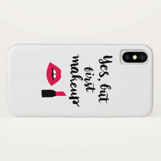 Ja, maar eerst Makeup | Snop. Case-Mate iPhone Case (Achterkant (horizontaal))