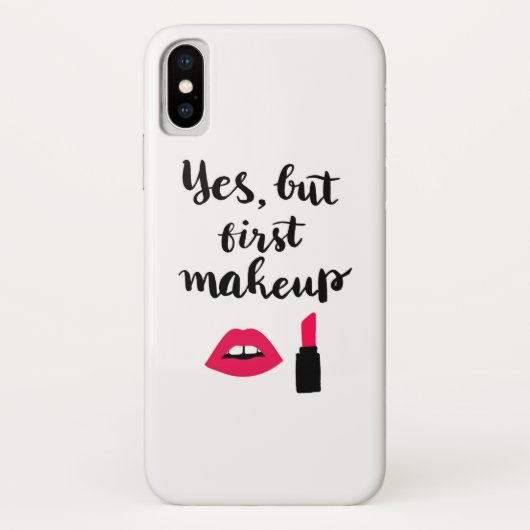Ja, maar eerst Makeup | Snop. Case-Mate iPhone Case (Achterkant)
