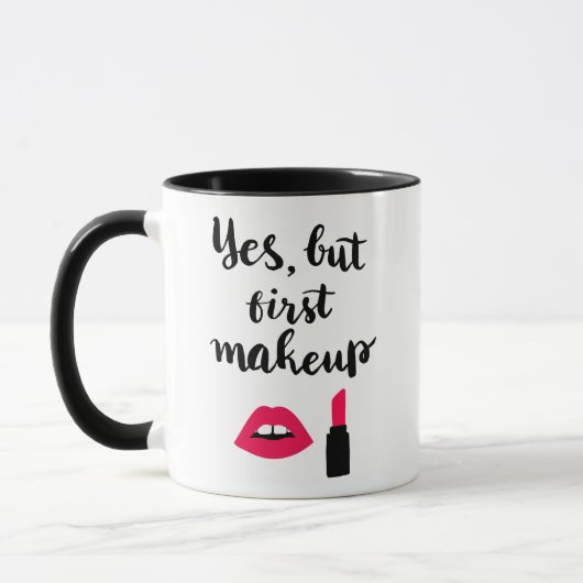 Ja, maar eerst Makeup | Snop. Mok (Links)