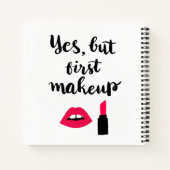 Ja, maar eerst Makeup | Snop. Notitieboek (Achterkant)