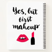Ja, maar eerst Makeup | Snop. Notitieboek (Achterkant)