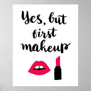 Ja, maar eerst Makeup   Snop. Poster
