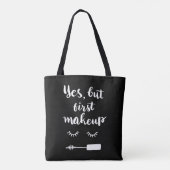 Ja, maar eerst Makeup Tote Bag (Achterkant)