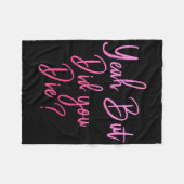 Ja, maar je bent gek geworden... fleece deken (Voorkant (Horizontaal))