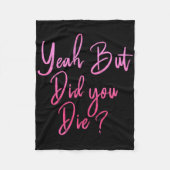 Ja, maar je bent gek geworden... fleece deken (Voorkant)