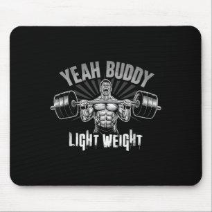 Ja maat lichtgewicht bodybuilding gym grappig gewi muismat