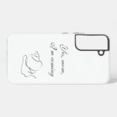 Ja, mam, ik kom - samsung galaxy hoesje (Achterkant horizontaal)