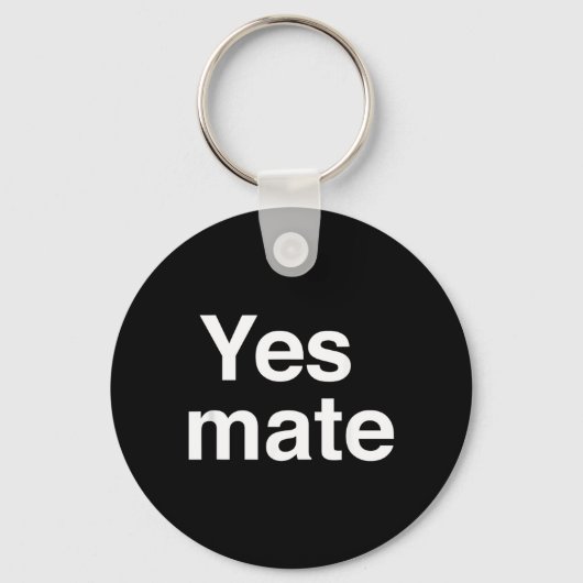 Ja Mates Grappig Sleutelhanger (Voorkant)