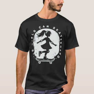 Ja meisjes kunnen skateboard Skater Girl T-shirt