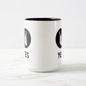 Ja mok voor tweetonkoffie (Center)