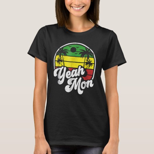 Ja Mon  Jamaica Reggae Jamaican Vacation T-shirt (Voorkant)