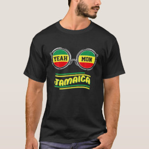 Ja Mon Jamaican Vacation Jamaica Reggae Mannen Wom T-shirt