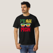 Ja Mon Jamaican Vacation Jamaica Reggae Rastafar T-shirt (Voorkant volledig)