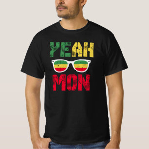 Ja Mon Jamaican Vacation Jamaica Reggae Rastafar T-shirt
