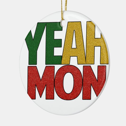 Ja Mon Jamaican Vacation Keramisch Ornament (Links)