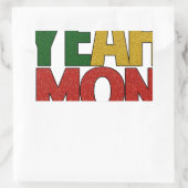 Ja Mon Jamaican Vacation Rechthoekige Sticker (Tas)