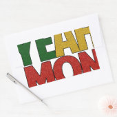 Ja Mon Jamaican Vacation Rechthoekige Sticker (Envelop)