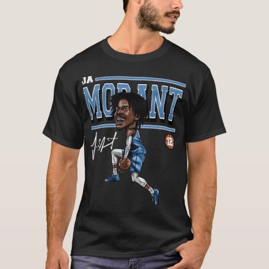 Ja Morant Cartoon T-shirt (Voorkant)