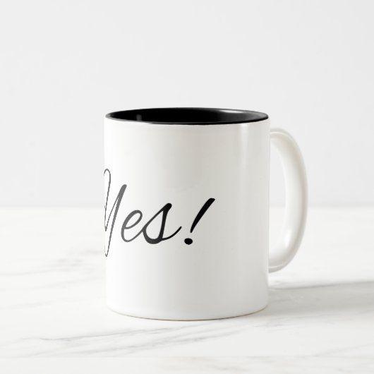 Ja! Motivatie koffie Mok (Voorkant rechts)