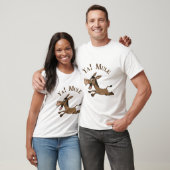 Ja! Muilezel hardloop cartoon T-shirt  (Unisex)