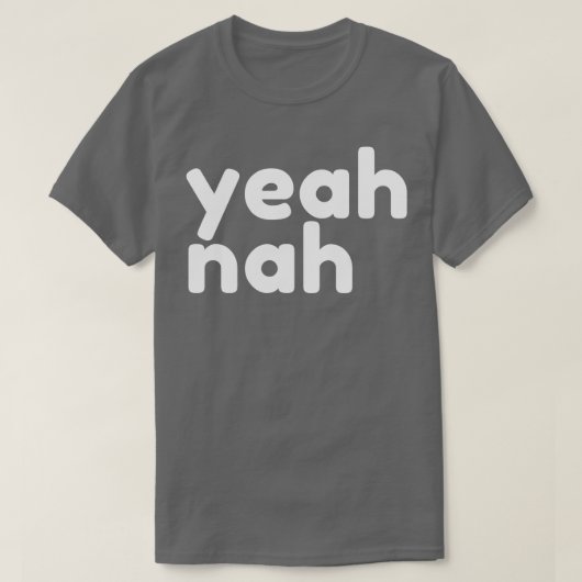 Ja Nah grappig sarcastisch NSFW onbeleefd ongepast T-shirt (Design voorkant)