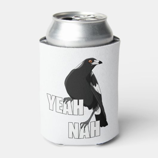 Ja Nah grappige Australische slang magpie koelbox Blikjeskoeler (Blikje Voorkant)