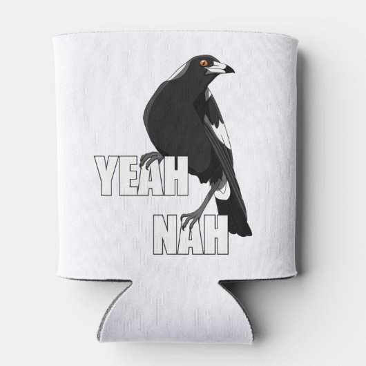 Ja Nah grappige Australische slang magpie koelbox Blikjeskoeler (Achterkant)