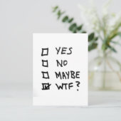 Ja, nee, misschien WTF naast de controledozen Briefkaart (Staand voorkant)