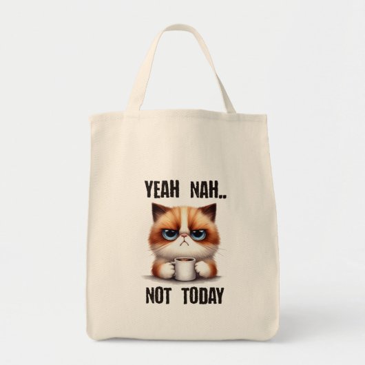 Ja..nee..niet vandaag tote bag (Voorkant)