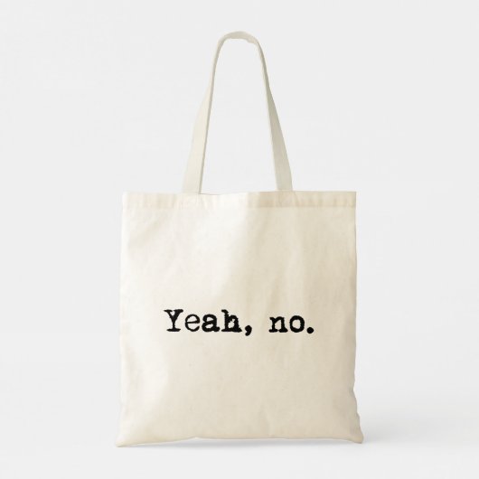 Ja, nee tote bag (Achterkant)