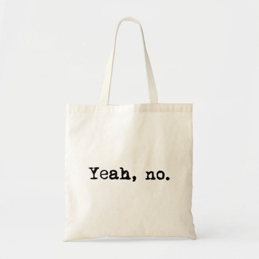 Ja, nee tote bag (Voorkant)