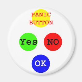 Ja Neen Button De MUSEUM Zazzle Gifts Magneet