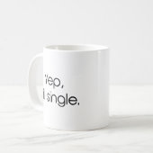 Ja, nog steeds eenzaam koffiemok (Voorkant links)