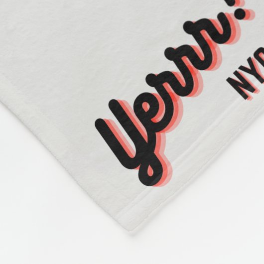 JA! NYC fleece deken (Hoek)