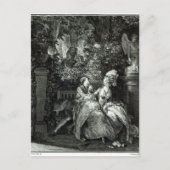 Ja of nee? 1781, gegraveerd door N. Thomas Briefkaart (Voorkant)