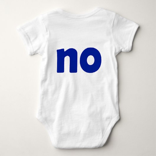 Ja of Nee baby Romper (Achterkant)