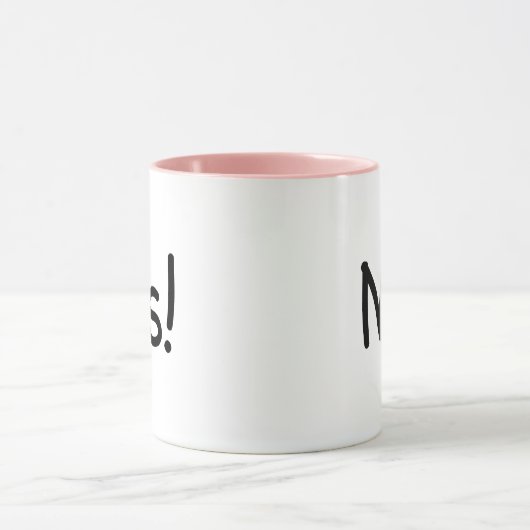 Ja! of Nee! Humorous Decision Coffee Mok (Midden)