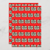 ja of nee, mijn Valentijn Kaart (Voorkant / Achterkant)